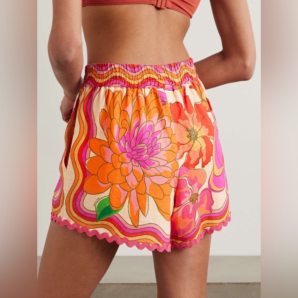 NWOT FARM Rio Spring Affair Shorts S - Picture 3 of 16